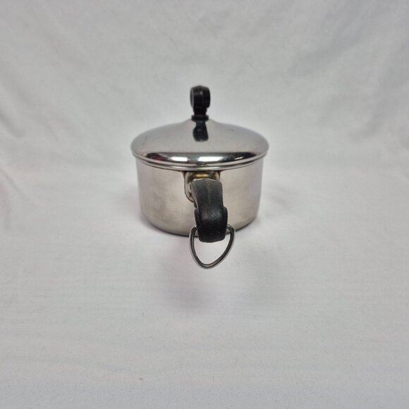 Farberware 1qt Saucepan UV w/Lid Stainless Steel Aluminum Clad USA VINTAGE!!! - Picture 3 of 9